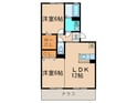 ケイズ　スクエア　Ｄ棟の間取図