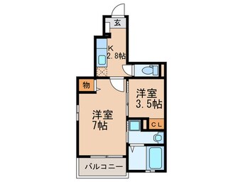 間取図 ＢｒｕｎｏⅣ