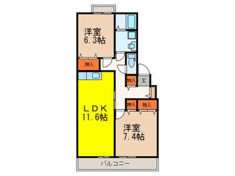 間取図 フィオーレ油山