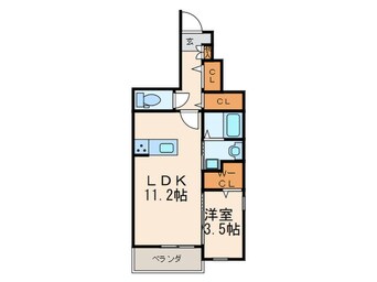 間取図 レガリア陣原　Ａ棟