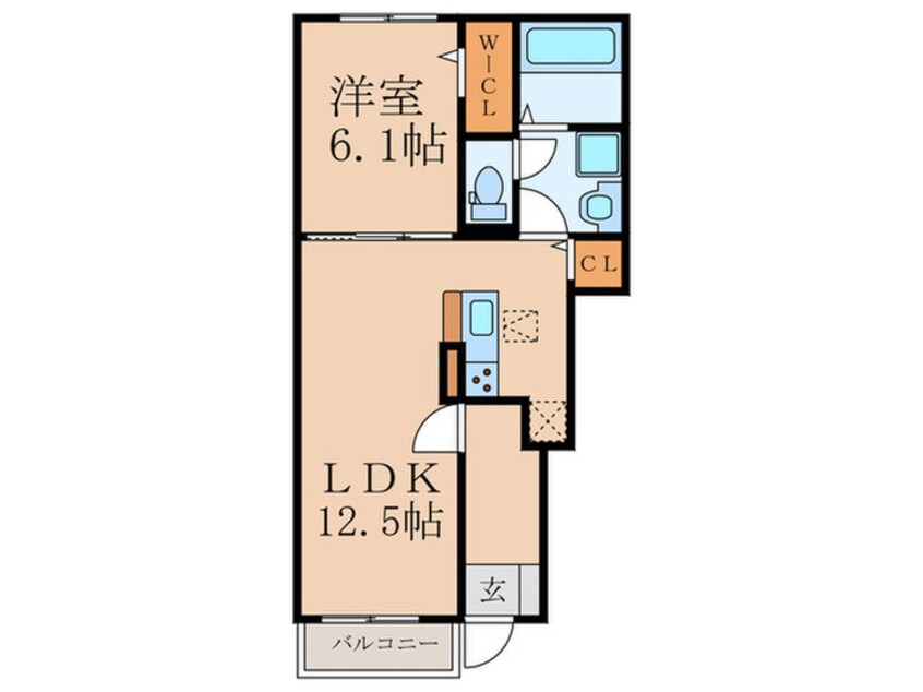 間取図 グレイス行橋西泉