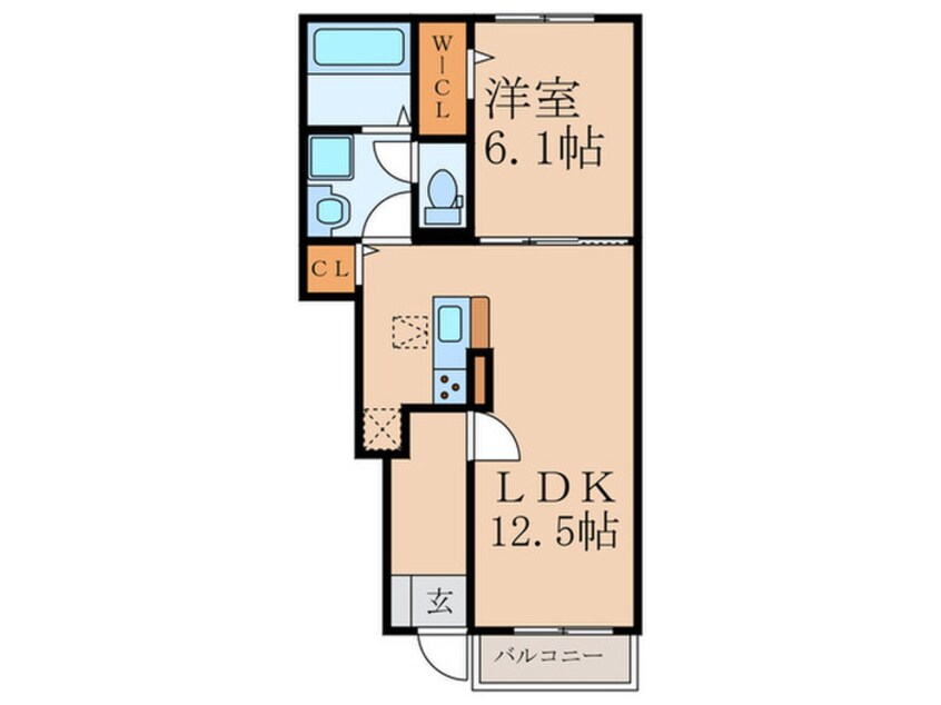 間取図 グレイス行橋西泉