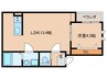 ラ・サンテ野芥 1LDKの間取り