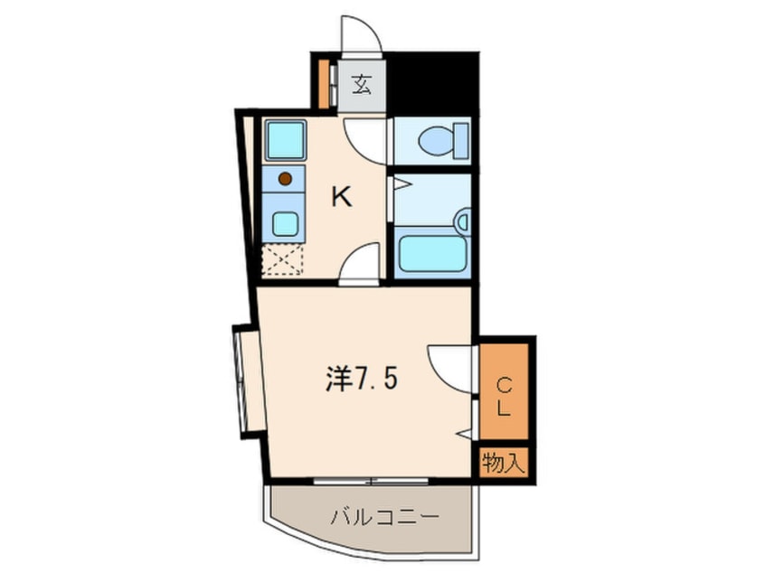 間取図 ＫＭマンション北九大前