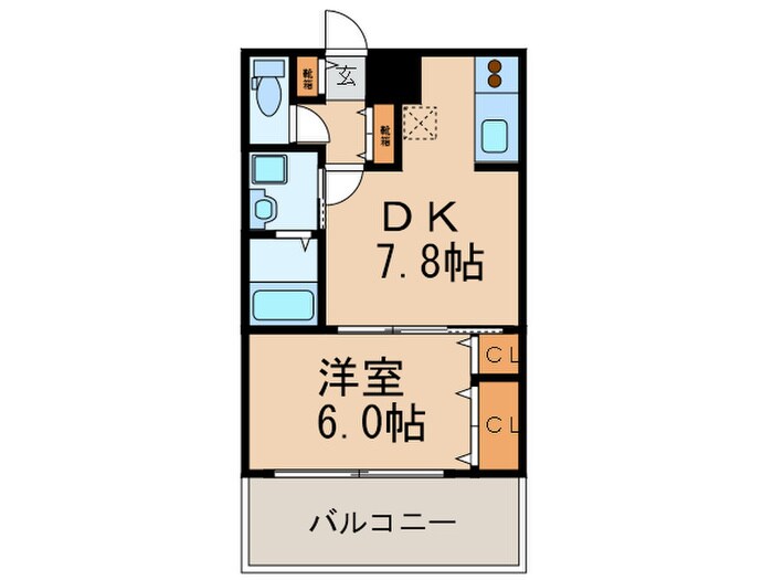 間取り図 レジディア博多Ⅱ