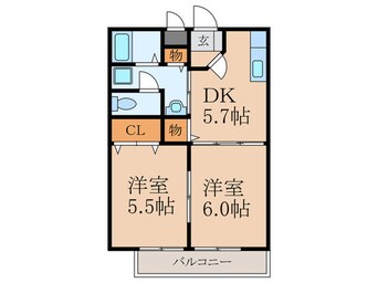 間取図 プレジデントタカヤ６ Ａ棟