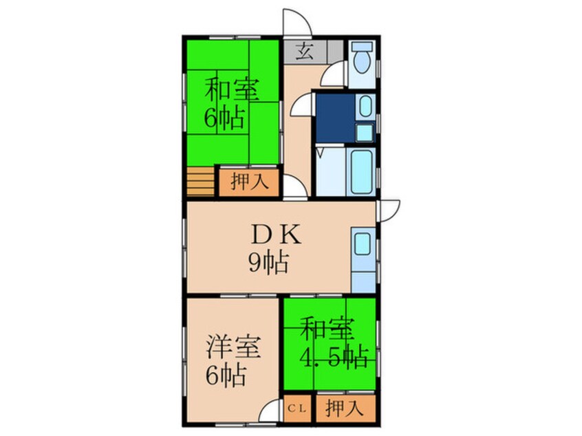 間取図 ドリームハイツ中野7