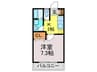 Ａレガ－ト清水 1Kの間取り