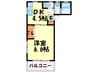 Ａレガ－ト大橋南 1DKの間取り