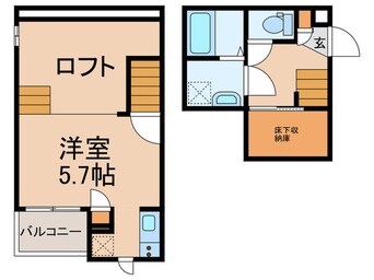 間取図 仮）CB宇美アーク