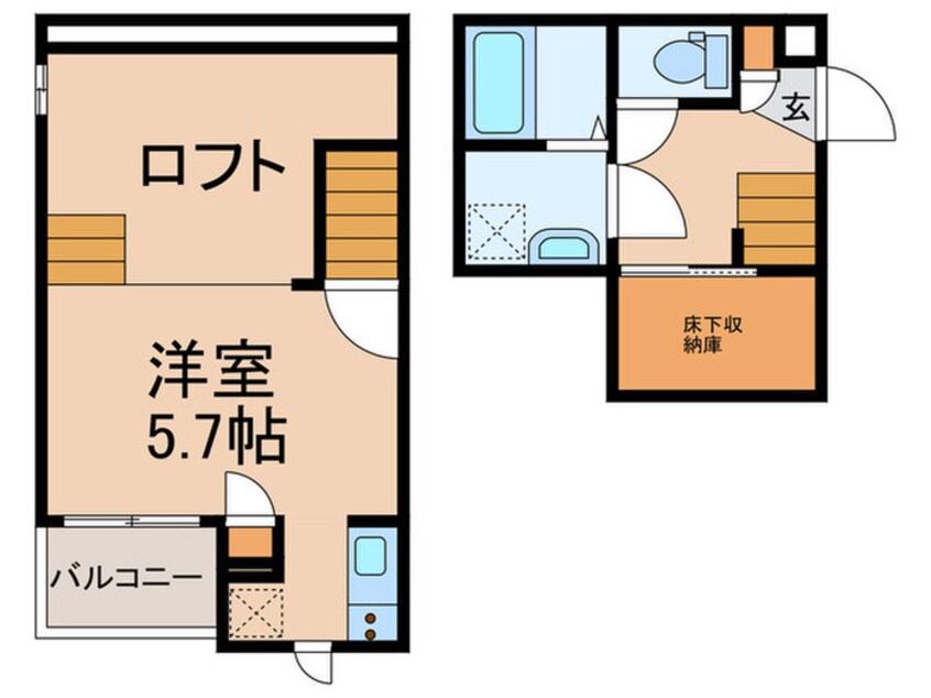 間取図 仮）CB宇美アーク