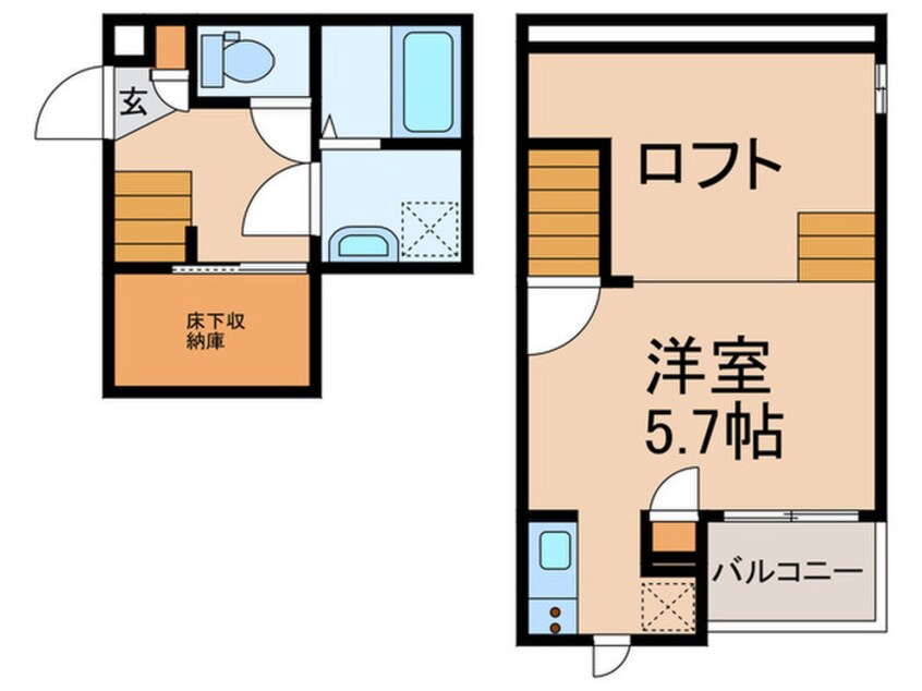 間取図 仮）CB宇美アーク