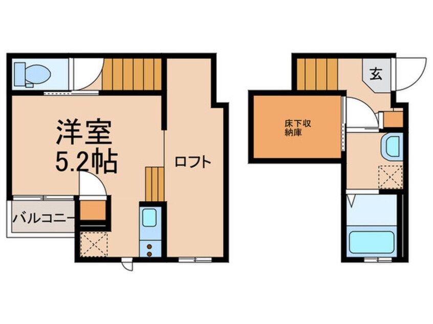 間取図 仮）CB宇美アーク