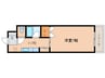 エヴァーグレイス小倉Ⅰ番館 1Kの間取り