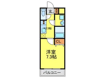 間取図 グレ－トフル大橋