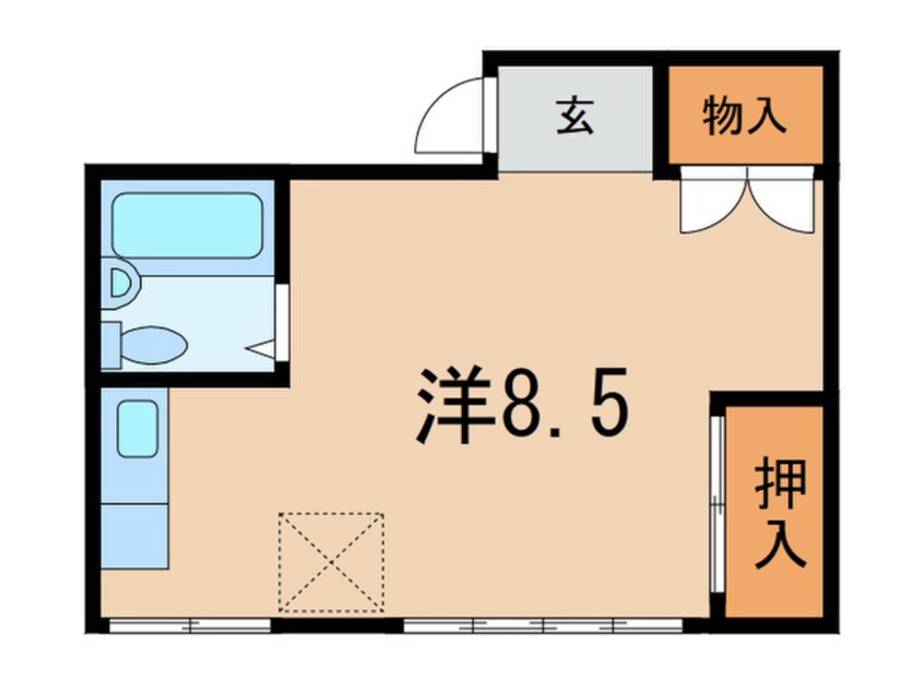 間取図 コーポすみれ