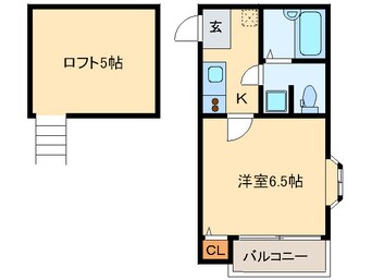 間取図 ピュア箱崎東壱番館