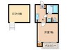 ピュア箱崎東壱番館 1Kの間取り