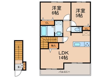 間取図 ラ・メール