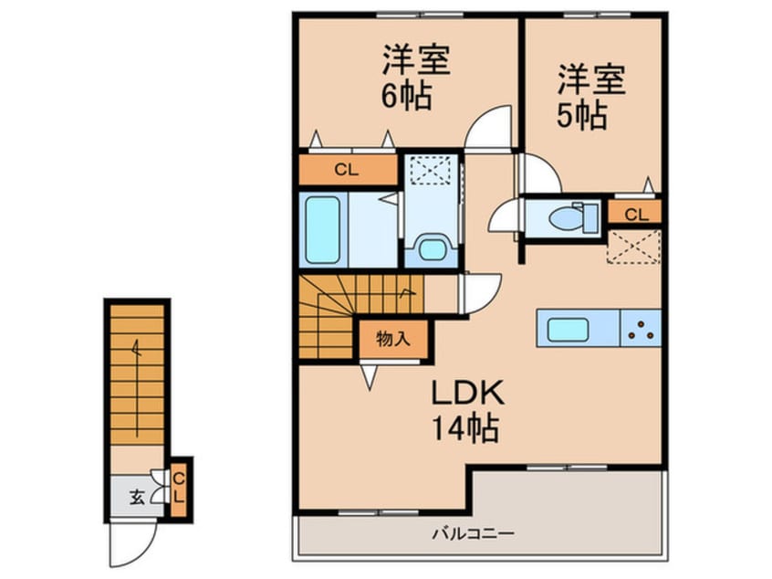 間取図 ラ・メール