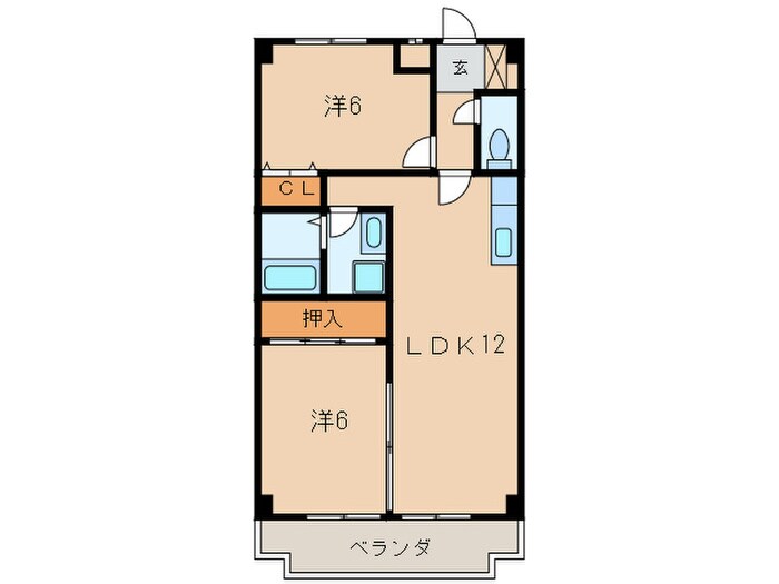 間取り図 クレベール社ノ木