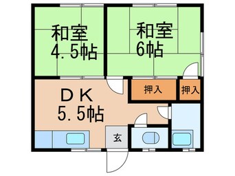 間取図 高崎アパート