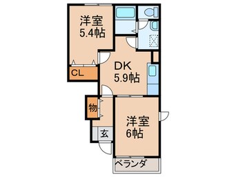 間取図 サンハイム柿ノ木Ｃ