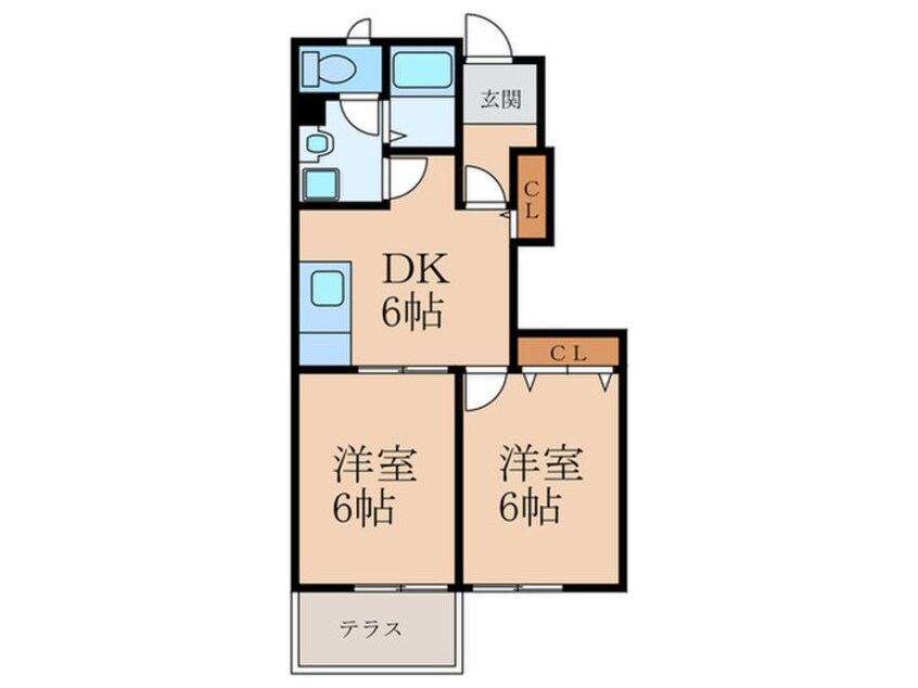 間取図 ドゥ－アヴニ－ルＡ