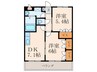 ルーラルイン 2DKの間取り