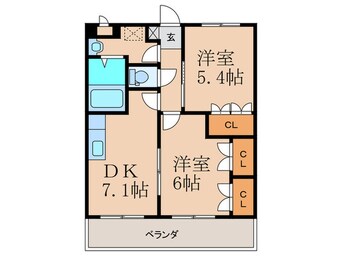 間取図 ルーラルイン