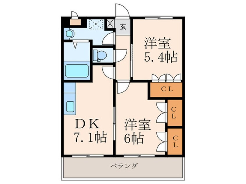 間取図 ルーラルイン