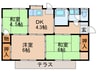 湯町戸建Ⅵ 3DKの間取り