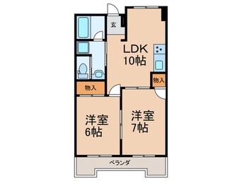 間取図 古賀第２ビル