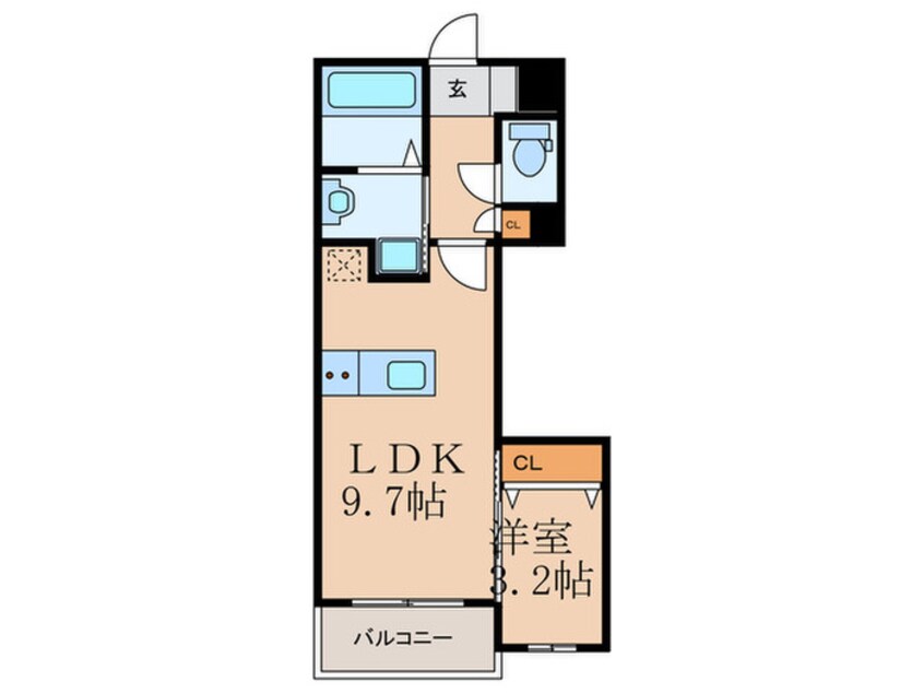 間取図 ヴィアンジュ中原東