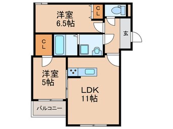 間取図 ＳｕｎＭａｒｋ美野島