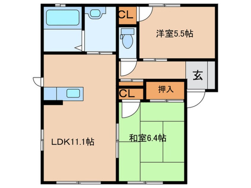 間取図 ホワイトサンドリッジ　C棟