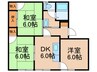 フレグランス井野B棟 3DKの間取り