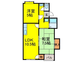 間取図 白水池プラザ