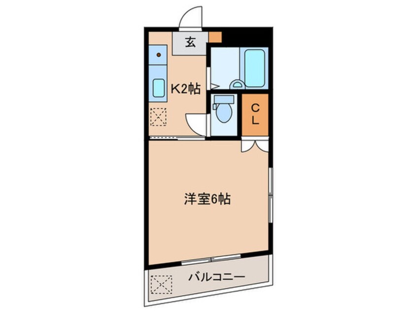 間取図 シルキーコート西新