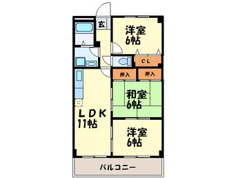 間取図 ジュネス清永