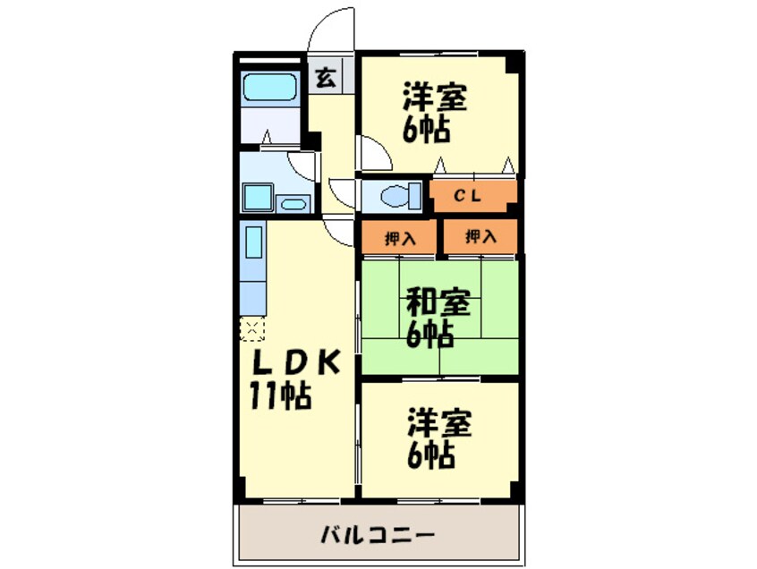 間取図 ジュネス清永