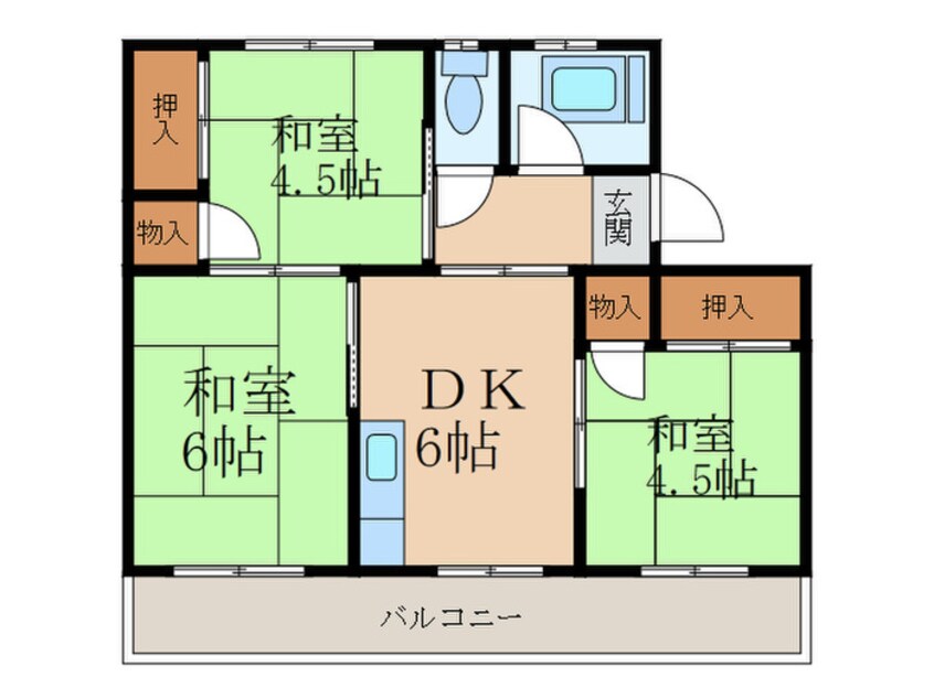 間取図 森田マンション