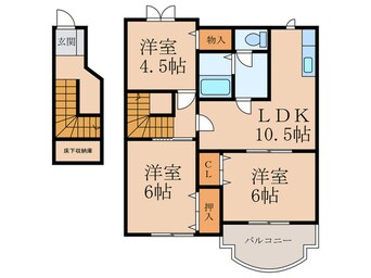 間取図 アメニティ田原新町　Ａ棟