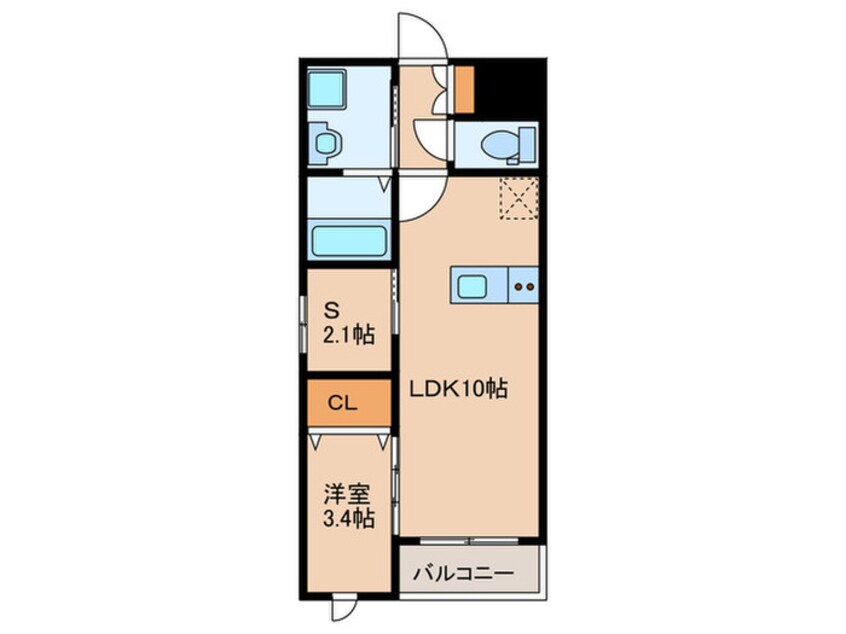 間取図 LIFEFIELD古賀駅前