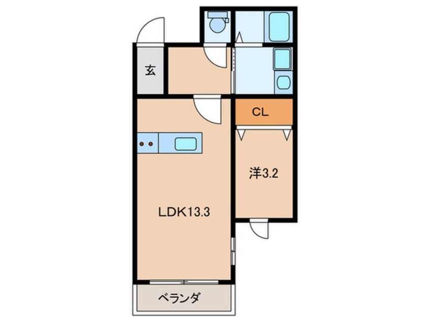 間取図 LIFEFIELD古賀駅前