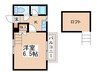 ｴﾙﾒｿﾞﾝ二日市C 1Kの間取り