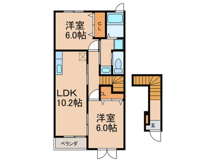 間取図 ドリームＵＭＩＨＩＧＡＳＨＩ