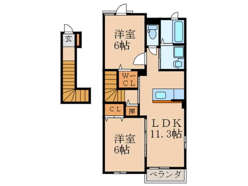 間取図 アヴニールⅡ