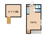 徳島コーポⅡ 1Rの間取り