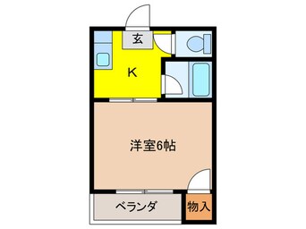 間取図 クラフトハウス梅林Ｂ